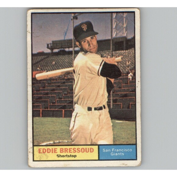 Eddie Bressoud 1961 Topps #203 San Francisco Giants - Picture 1 of 2